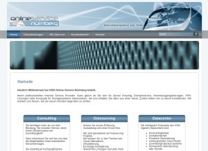 How osn.de looks like on a tablet such as an iPad.