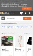 How osta.ee looks like on a mobile device such as an iPhone.