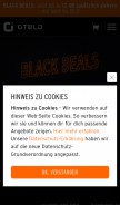 How otelo.de looks like on a mobile device such as an iPhone.