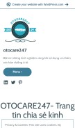 How otocare247.wordpress.com looks like on a mobile device such as an iPhone.