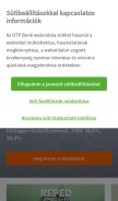 How otpbank.hu looks like on a mobile device such as an iPhone.