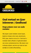 How oudmetaalhandel.nl looks like on a mobile device such as an iPhone.