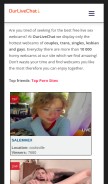 How ourlivechat.com looks like on a mobile device such as an iPhone.