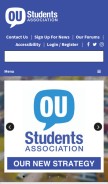 How oustudents.com looks like on a mobile device such as an iPhone.