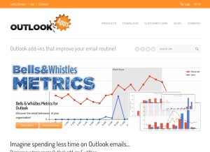 How outlook-apps.com looks like on a tablet such as an iPad.