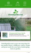 How outsidepride.com looks like on a mobile device such as an iPhone.