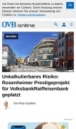 How ovb-online.de looks like on a mobile device such as an iPhone.