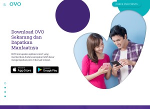 How ovo.id looks like on a tablet such as an iPad.