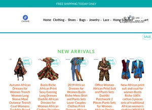 How owame.com looks like on a tablet such as an iPad.