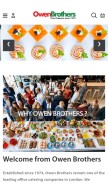 How owenbrotherscatering.com looks like on a mobile device such as an iPhone.