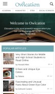 How owlcation.com looks like on a mobile device such as an iPhone.