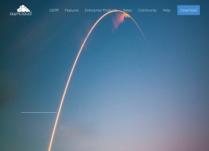 How owncloud.org looks like on a tablet such as an iPad.