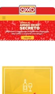 How oxxo.com looks like on a mobile device such as an iPhone.