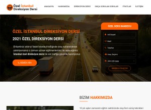 How ozelistanbuldireksiyondersi.com looks like on a tablet such as an iPad.