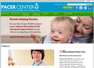 How pacer.org looks like on a tablet such as an iPad.