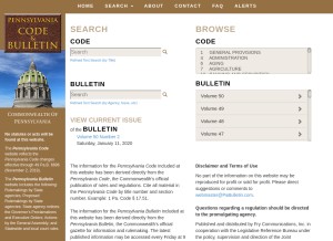 How pacode.com looks like on a tablet such as an iPad.