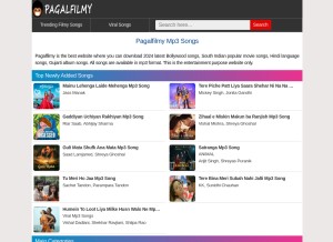 How pagalfilmy.xyz looks like on a tablet such as an iPad.