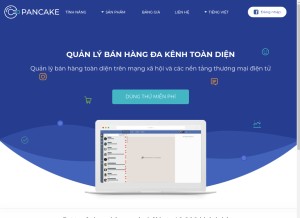 How pages.fm looks like on a tablet such as an iPad.