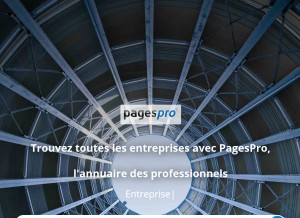 How pagespro.com looks like on a tablet such as an iPad.