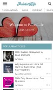 How pairedlife.com looks like on a mobile device such as an iPhone.