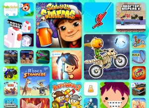 How paisdelosjuegos.cl looks like on a tablet such as an iPad.