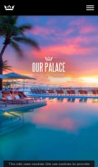 How palaceresorts.com looks like on a mobile device such as an iPhone.
