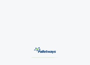 How palletways.com looks like on a tablet such as an iPad.