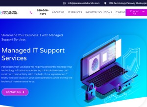 How panatexperts.com looks like on a tablet such as an iPad.