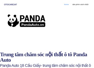 How pandaautohanoi.webflow.io looks like on a tablet such as an iPad.