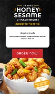 How pandaexpress.com looks like on a mobile device such as an iPhone.