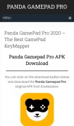 How pandagamepadproapk.vip looks like on a mobile device such as an iPhone.