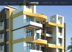 How panvelkargroup.org looks like on a tablet such as an iPad.