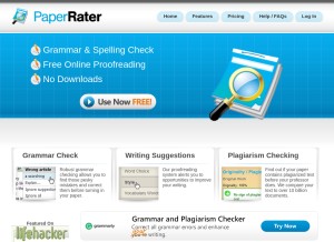 How paperrater.com looks like on a tablet such as an iPad.