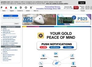 How paradox.com looks like on a tablet such as an iPad.