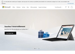 How parature.com looks like on a tablet such as an iPad.