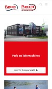 How parcon-werkendam.nl looks like on a mobile device such as an iPhone.