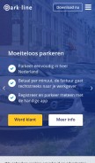 How park-line.nl looks like on a mobile device such as an iPhone.