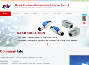 How patchcordmaker.com looks like on a tablet such as an iPad.