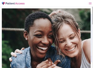 How patientaccess.com looks like on a tablet such as an iPad.