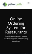 How patronpath.com looks like on a mobile device such as an iPhone.