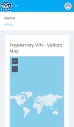 How paymemory.net looks like on a mobile device such as an iPhone.