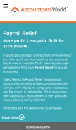 How payrollrelief.com looks like on a mobile device such as an iPhone.