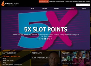 How paysbig.com looks like on a tablet such as an iPad.