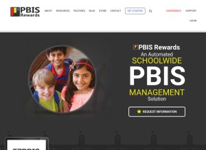How pbisrewards.com looks like on a tablet such as an iPad.