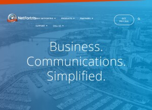 How pbxtra.com looks like on a tablet such as an iPad.