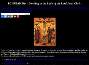 How pc-freak.net looks like on a tablet such as an iPad.