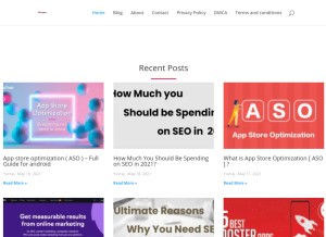 How pcbloggers.com looks like on a tablet such as an iPad.