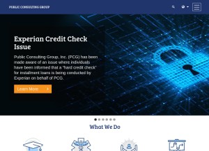 How pcgus.com looks like on a tablet such as an iPad.