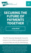 How pcisecuritystandards.org looks like on a mobile device such as an iPhone.