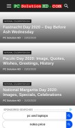 How pcsolutionhd.com looks like on a mobile device such as an iPhone.